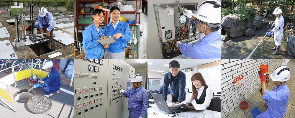 未経験OK！給排水設備の保守◆月給30万円／年間休日120日も可／賞与年3回／残業月10h程度 イメージ1