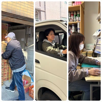 ルート配送ドライバー　有名レストランやカフェに食材を届ける仕事です イメージ1