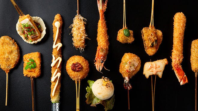 駅徒歩2分◆週休2日、定休日有◆未経験大歓迎「串揚げ専門店&nbsp;健串&nbsp;梅田中崎町店」でのホールスタッフ！ イメージ1