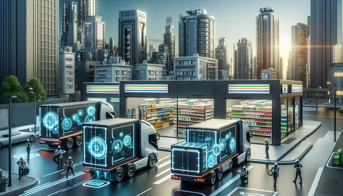 1日2便のコンビニルート配送ドライバー（3ｔ）／選べる日勤・夜勤！月収37万以上可＆賞与年2回 イメージ1