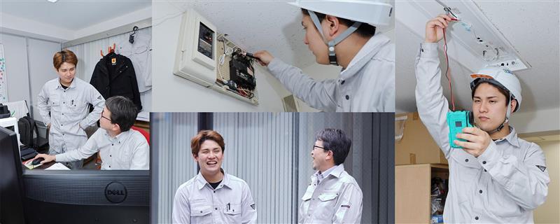 【平均勤続年数15年！現場を支える調整役】電気工事管理スタッフ＃年2回10連休＃定時退社＃土日祝休 イメージ1