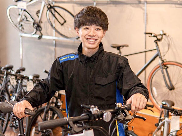 自転車販売スタッフ☆「あなたから買いたい」で選ばれる／平均年齢28.8 