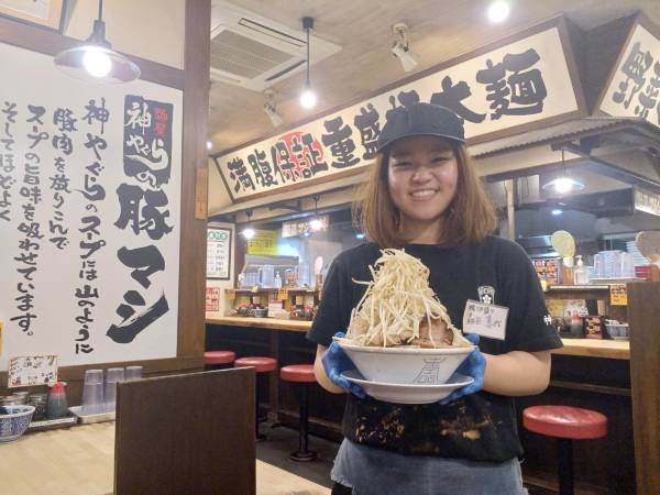 人柄重視!!ラーメン店のホールスタッフ（麺や「神やぐら」元菊店舗 