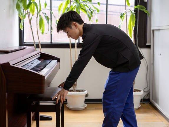 仕事の成果は、心安らぐ美しい音色♪20代活躍中のピアノ運搬／ヤマハの 