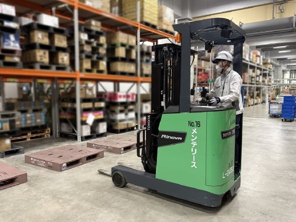 フォークリフト、トヨタ　倉庫保管　農業使用頻度少ない 日本精工株式会社様｜お客様導入事例｜トヨタL&F